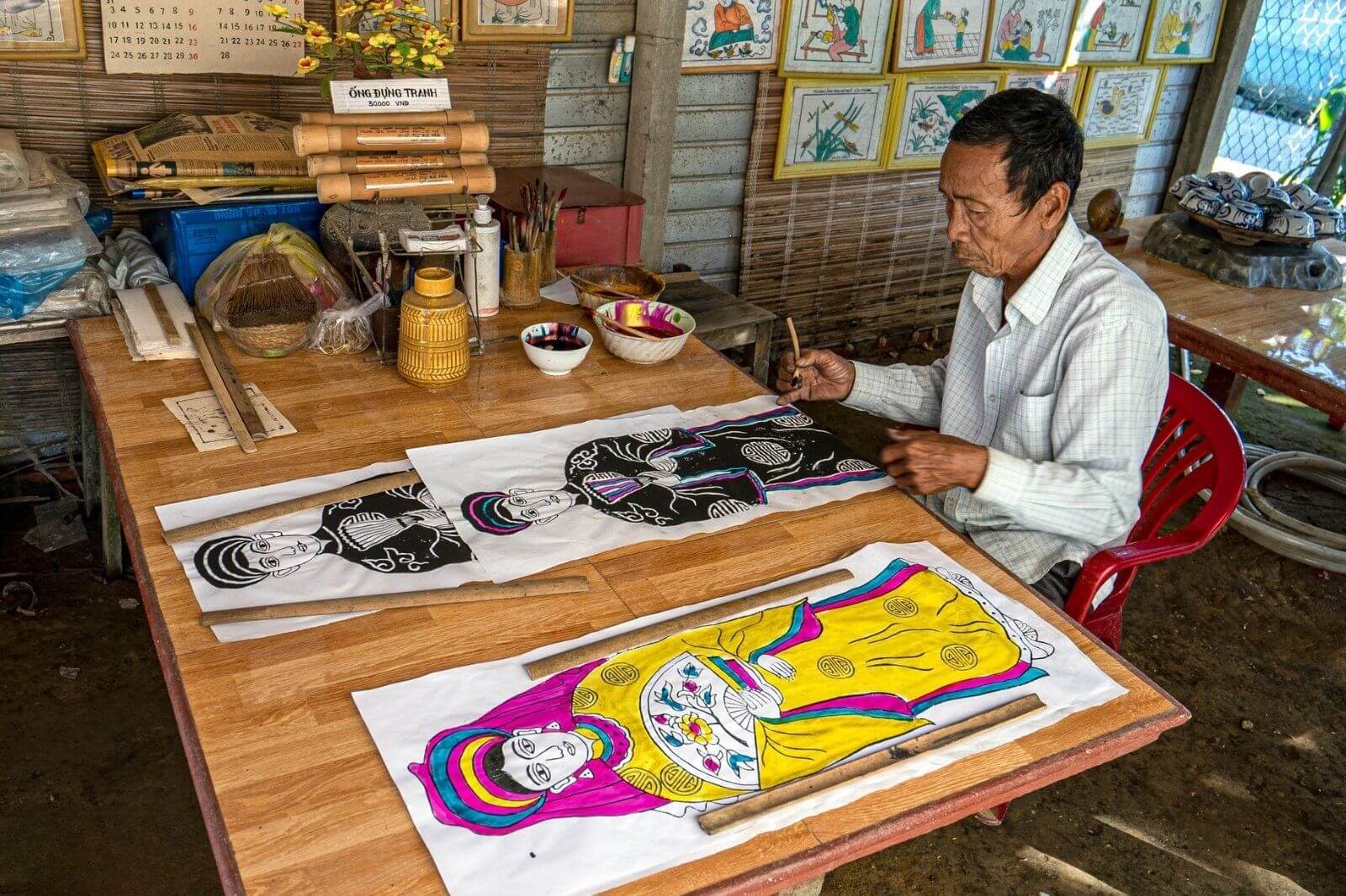 traditional craft village festival in Hue